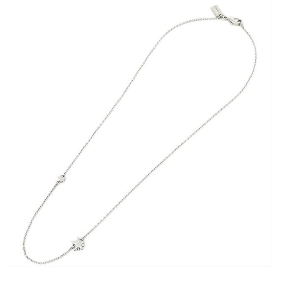 Coach 2015 Shooting Star Set Silver Necklace and Earrings NIB Vintage - Picture 6 of 9